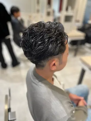 ショート パーマ メンズ メンズパーマ/カット / 古川 諒のヘアスタイル