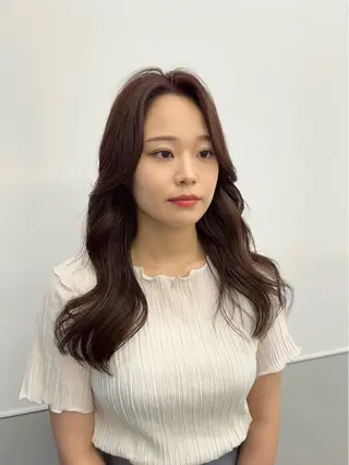 ロング カラー 韓国ヘア🇰🇷 スズキのヘアスタイル