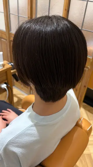 ミディアム カラー 似合わせ 顔周りYUUGAのヘアスタイル