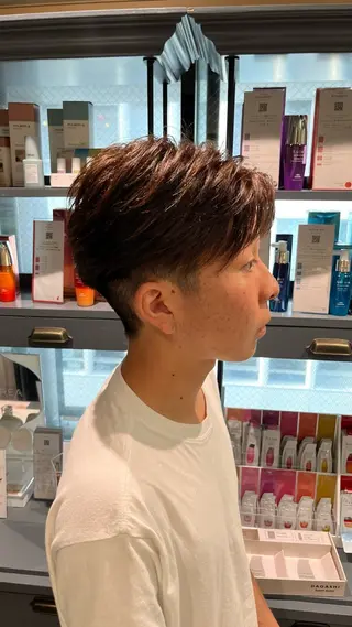 メンズ メンズカット パーマ飯野友喜のヘアスタイル