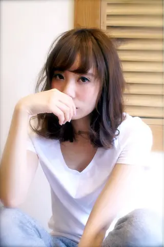 ショート カラー パーマ みうら ミウラのヘアスタイル