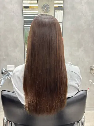 ロング カラー すぐ巻ける縮毛矯正 🍀勝倉　麗のヘアスタイル