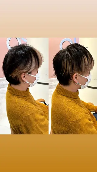 メンズ 縮毛矯正・髪質改善 特化 出納 直起のヘアスタイル