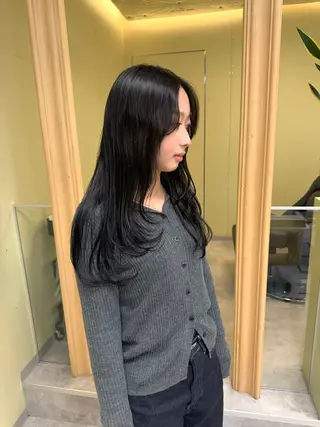 ロング カラー 伶風/ボブ/ ハッシュカットのヘアスタイル