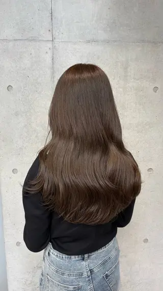 ロング カラー パーマ ヘアアレンジ メンズ 🍀︎Reika 🍀のヘアスタイル