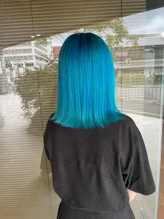 セミロング カラー ✨レイヤーお任せ✨ 林有里子のヘアスタイル