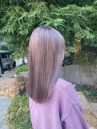 ミディアム カラー 安田和洋 ブリーチカラー特化のヘアスタイル