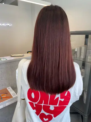 セミロング Agu hair beqq 福岡別府所属・🐥 kotori 🐥のヘアスタイル