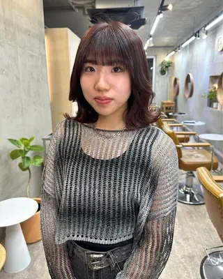 ミディアム カラー カットモデル募集中 ／HARUKA🎀のヘアスタイル