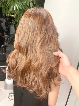 カラー 🤍 momoka🤍のヘアスタイル