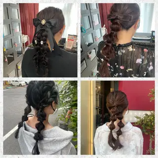ロング 量産ヘアセット/ ヘアメAyakaのヘアスタイル