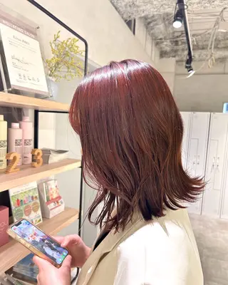 ミディアム ayari🌸西梅田 カットモデル募集中✨のヘアスタイル