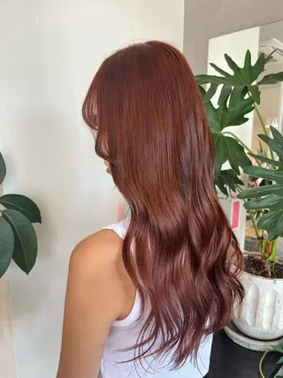 ロング カラー ヘアアレンジ ちひろ /似合わせカラーのヘアスタイル