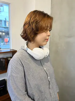 ショート パーマ 🌿haco / パーマ/ユリナ🕊️のヘアスタイル