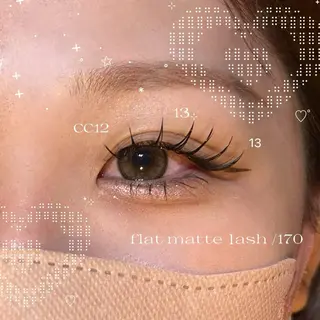 マツエク・マツパ YUI  アイリスト ᐩᕀ UNELMAのマツエク・マツパデザイン