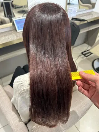 セミロング カラー 渡辺　亮/ 白髪ぼかし/髪質改善のヘアスタイル