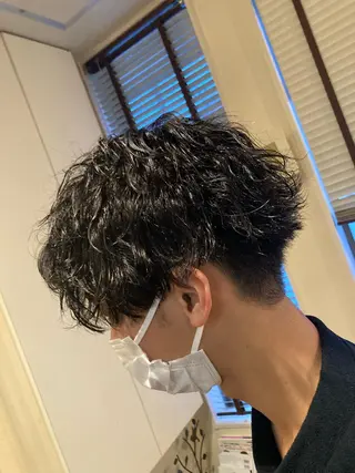 ミディアム パーマ メンズ パーマが得意な【最高 悠斗】のヘアスタイル
