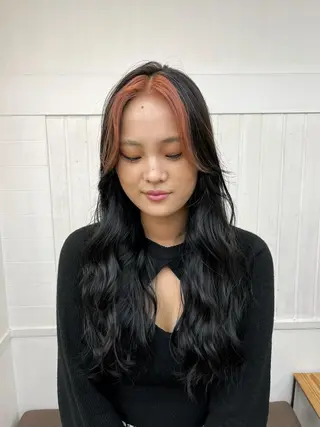 ロング カラー パーマ ヘアアレンジ メンズ 💎髪質改善特化💎 RUITOのヘアスタイル