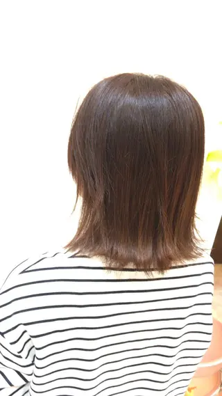 ミディアム 鳥越 優志のヘアスタイル