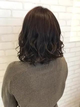 ミディアム 中川 拓弥のヘアスタイル