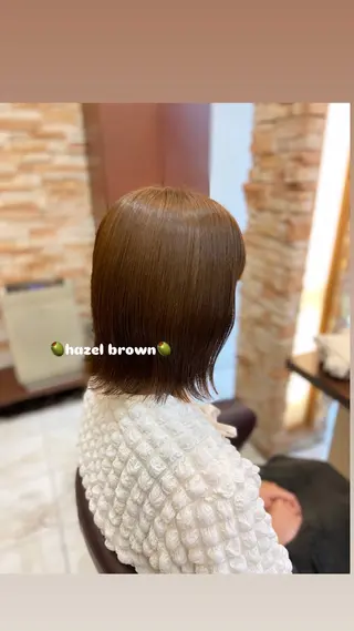ショート 🎀透明感カラー 🎀ナズナのヘアスタイル