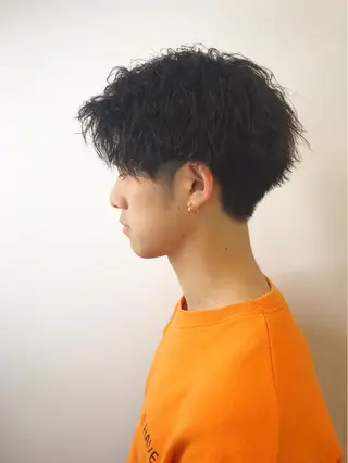 パーマ メンズ メンズサロン アソビ元町のヘアスタイル