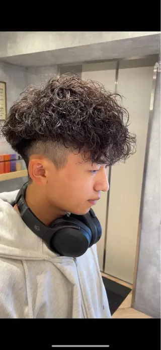 ショート パーマ メンズ RAYS NAGOYA所属・RAYSNAGOYA 雅也のヘアスタイル