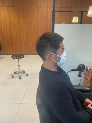ショート メンズ 髙田 千華 髪質改善ストレートのヘアスタイル
