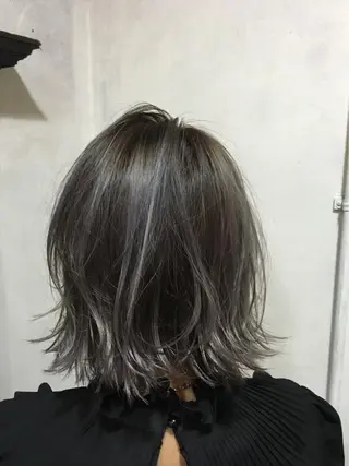 ミディアム ヘアアレンジ 金子 廉のヘアスタイル