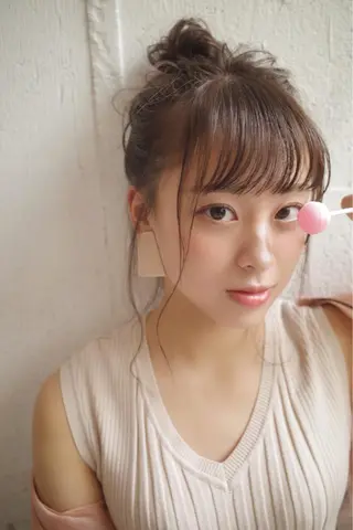 セミロング カラー ふくだ りさ【ciAo!】のヘアスタイル