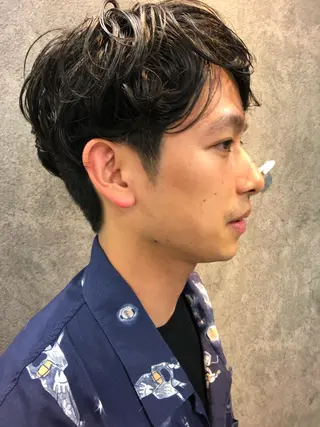 メンズ Noyヨシモト ヒロトのヘアスタイル