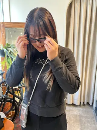 ロング カラー SIKI yuuna レイヤーカット🪽のヘアスタイル