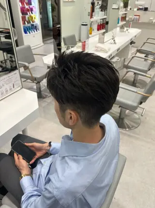 メンズ miyu モデル募集中🪽のヘアスタイル