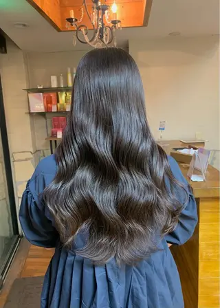 セミロング カラー 矢野 晃平のヘアスタイル