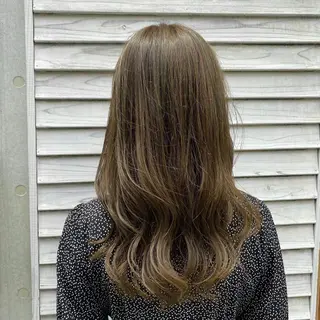 セミロング カラー 🪭risa 暖色/レイヤー🪭のヘアスタイル