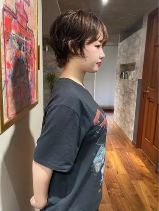 ショート カラー パーマ mai / linoah˚✧のヘアスタイル