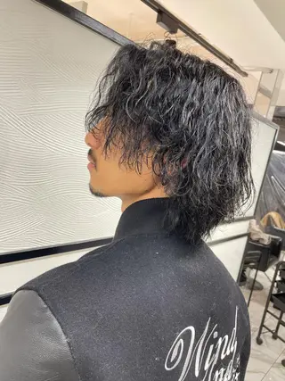 パーマ メンズ 大阪美容師 井上智博のヘアスタイル