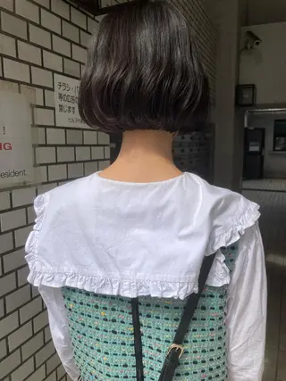 ショート カラー お洒落ベージュ🤎 代官山shibukiのヘアスタイル
