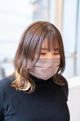 ミディアム カラー Lazo/ 原弥和子のヘアスタイル