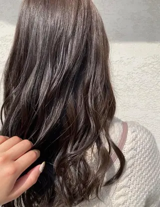 ロング カラー 三ノ宮アイリスト 兼美容師ユナのヘアスタイル