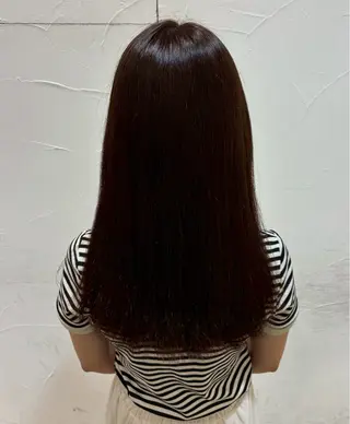 ロング 染谷 玲花のヘアスタイル