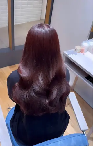 カラー unique 松原吹季のヘアスタイル