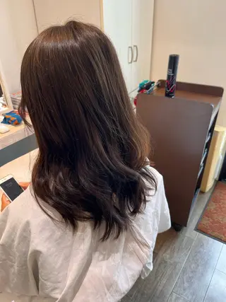 ロング 福本 好子のヘアスタイル