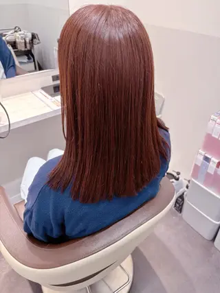 セミロング カラー Mina Akiyamaのヘアスタイル