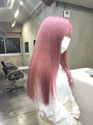 カラー 渋谷🎨ブリーチ特化 ×エクステ🎨レンのヘアスタイル