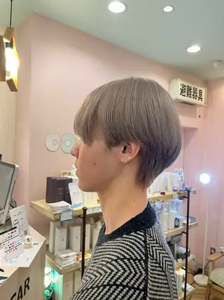 カラー メンズ 外川 生純美ೀ🌝のヘアスタイル