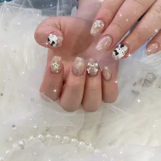 ネイル Blue daisy RIN🎀のネイルデザイン