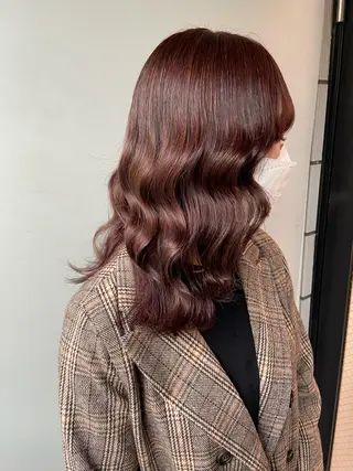 セミロング カラー ヘアアレンジ 💖艶と似合わせ💖 カラーカット💖のヘアスタイル