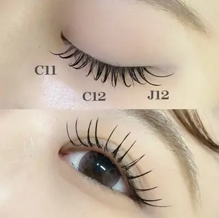 マツエク・マツパ elu+ rinaのマツエク・マツパデザイン