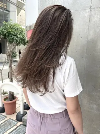 ロング カラー ARCANAブリーチ ダブルカラー🌟原宿のヘアスタイル